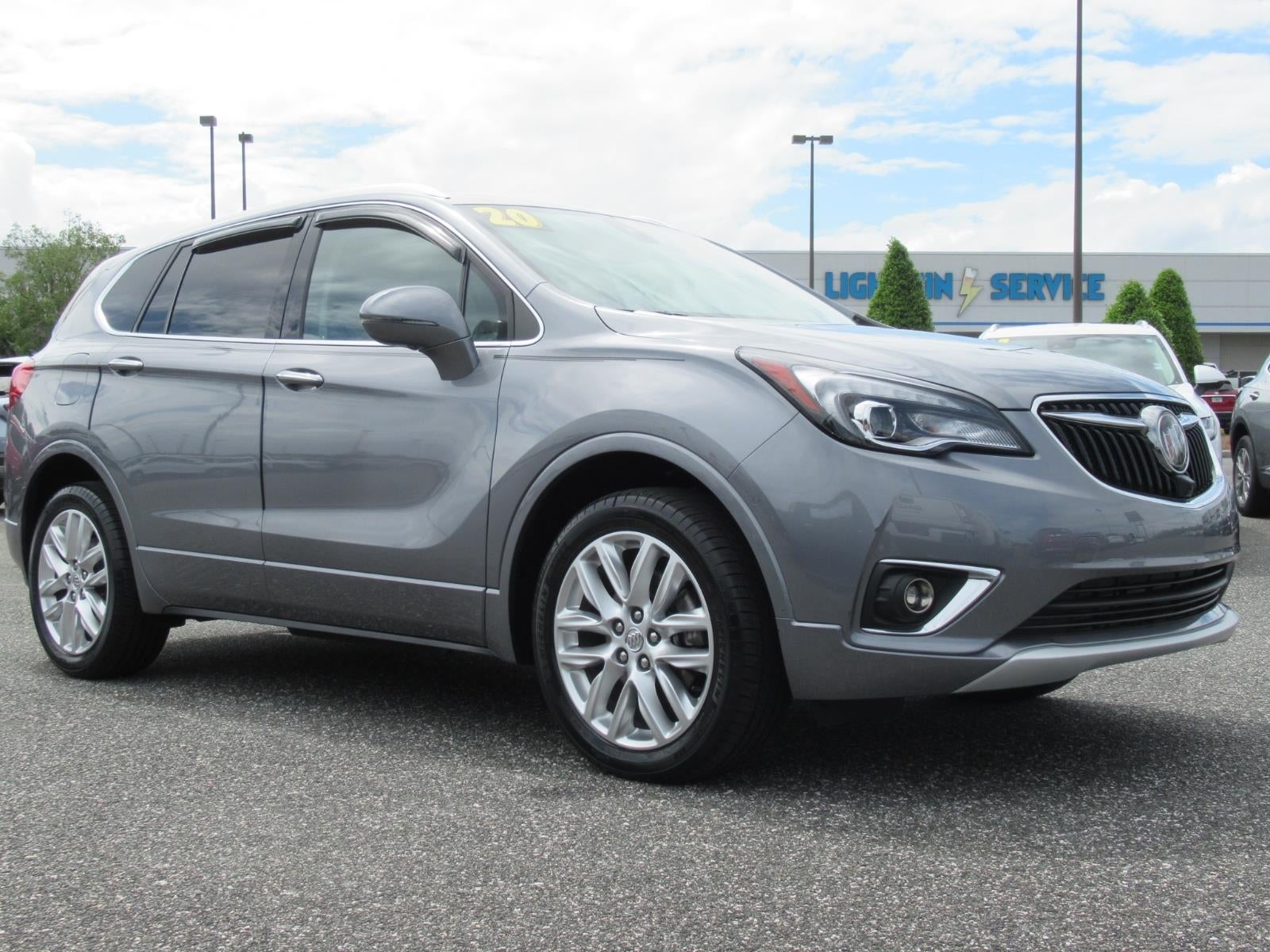Gray (Satin Steel Metallic) 2020 Buick Envision Premium II AWD SUV / Crossover All-Wheel Drive Automatic