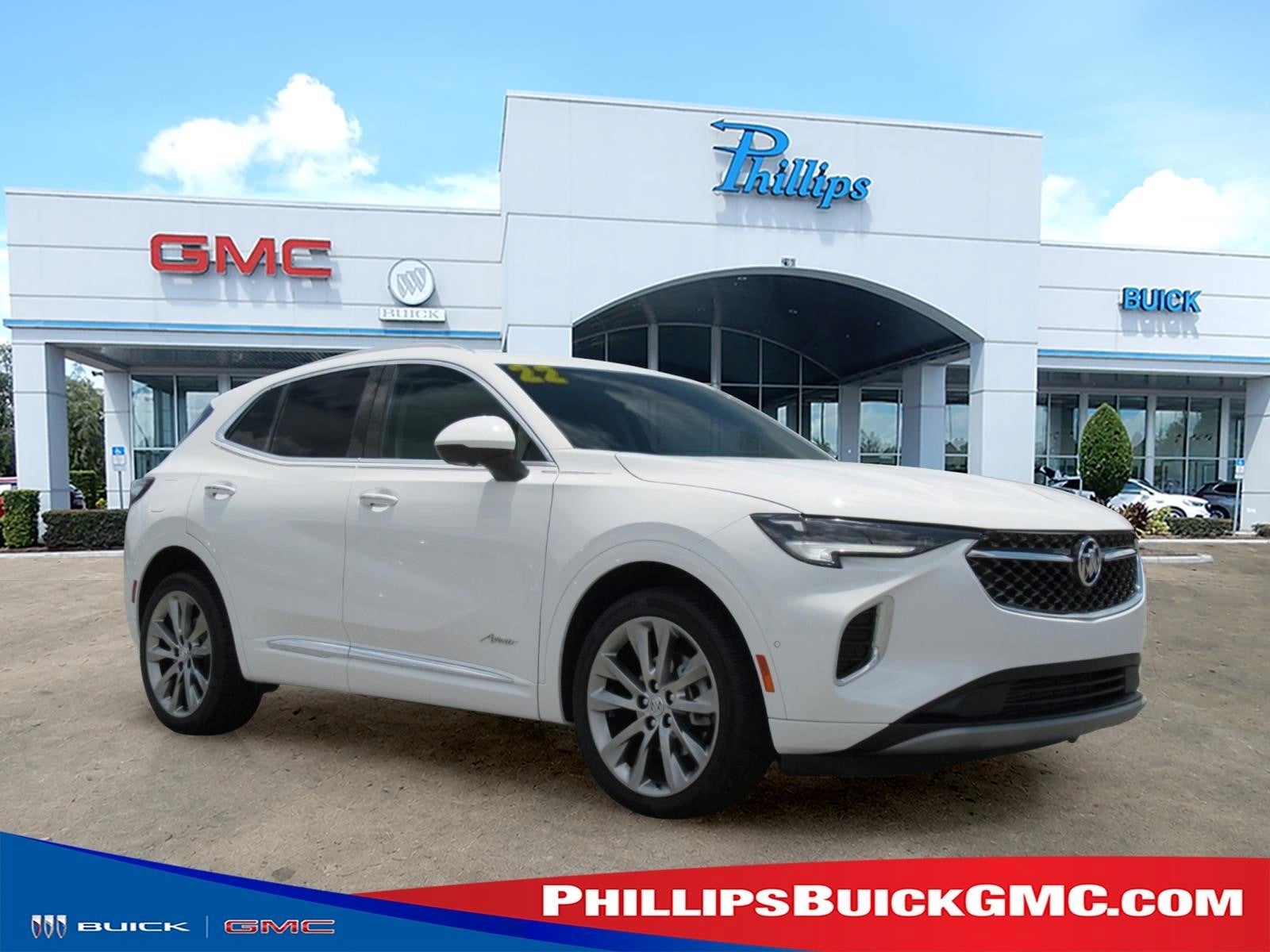 Summit White 2022 Buick Envision SUV / Crossover Front-Wheel Drive Automatic
