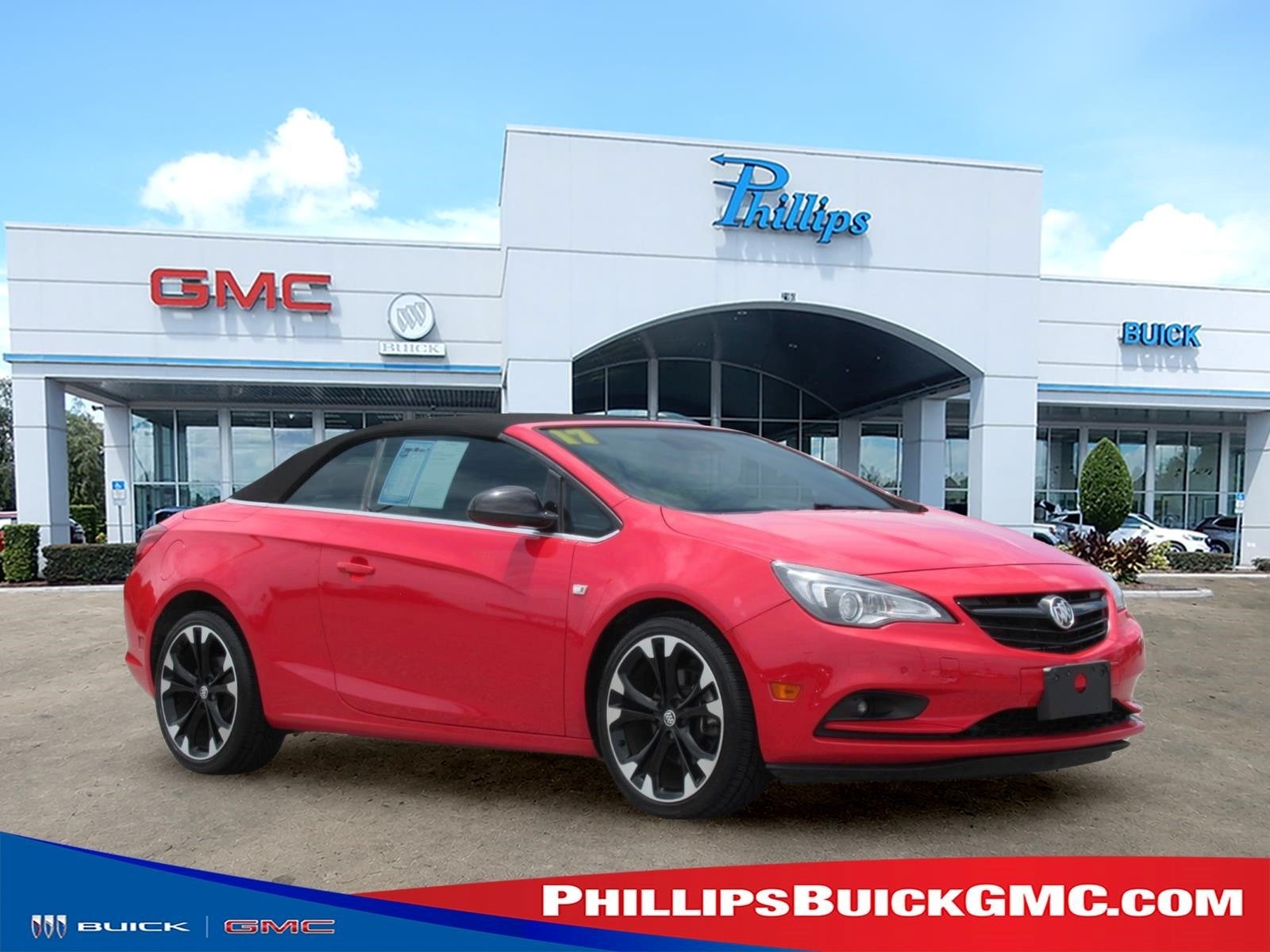 Sport Red 2017 Buick Cascada Convertible Front-Wheel Drive Automatic