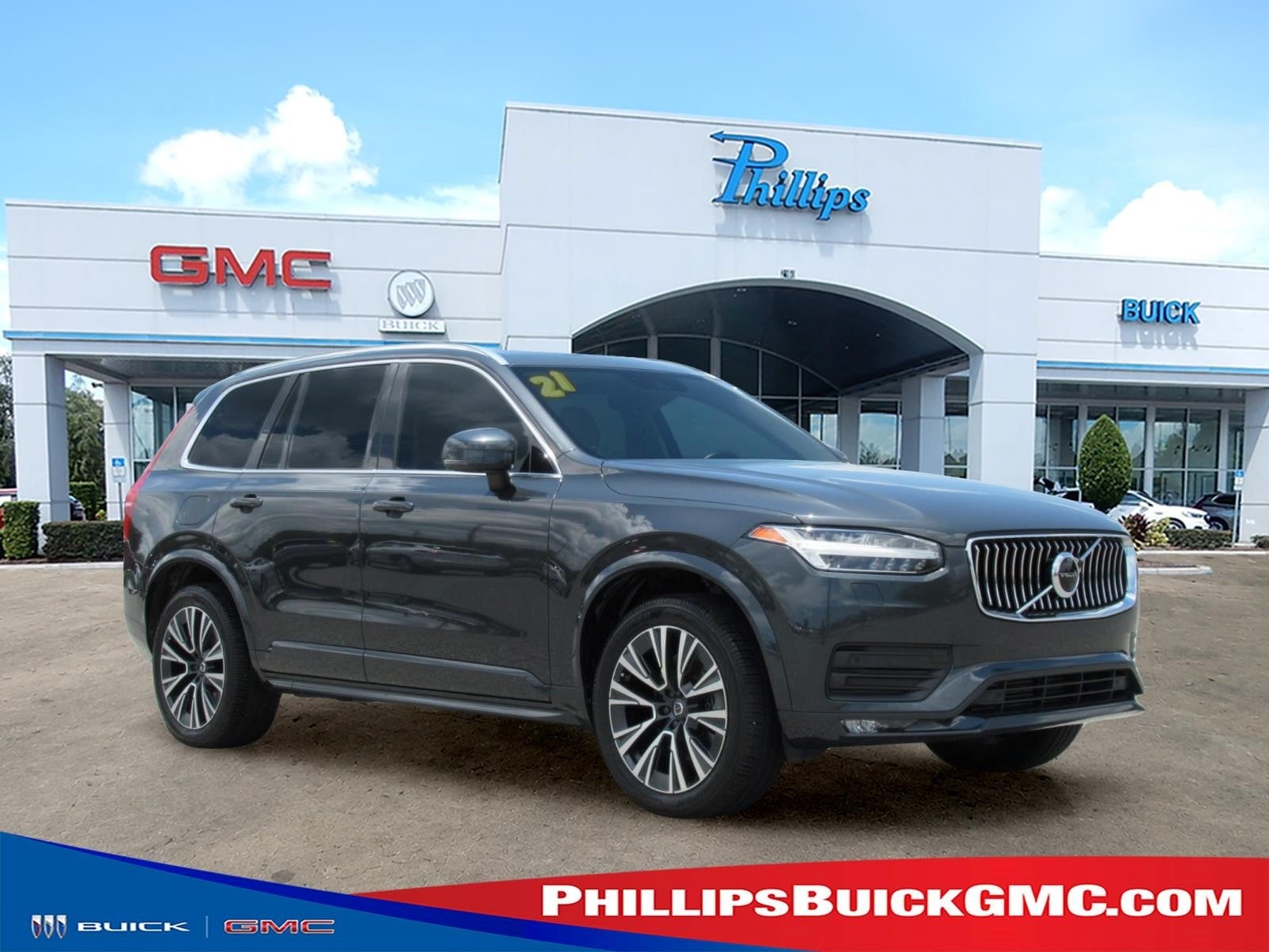 Thunder Gray Metallic 2021 Volvo XC90 SUV / Crossover All-Wheel Drive Automatic
