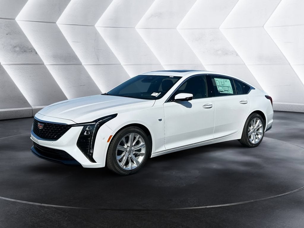 Summit White 2026 Cadillac CT5 Sedan Rear-Wheel Drive Automatic