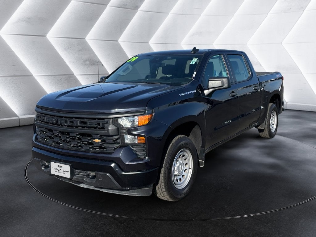 Dark Ash Metallic 2024 Chevrolet Silverado 1500 Pickup Truck Four-Wheel Drive Automatic