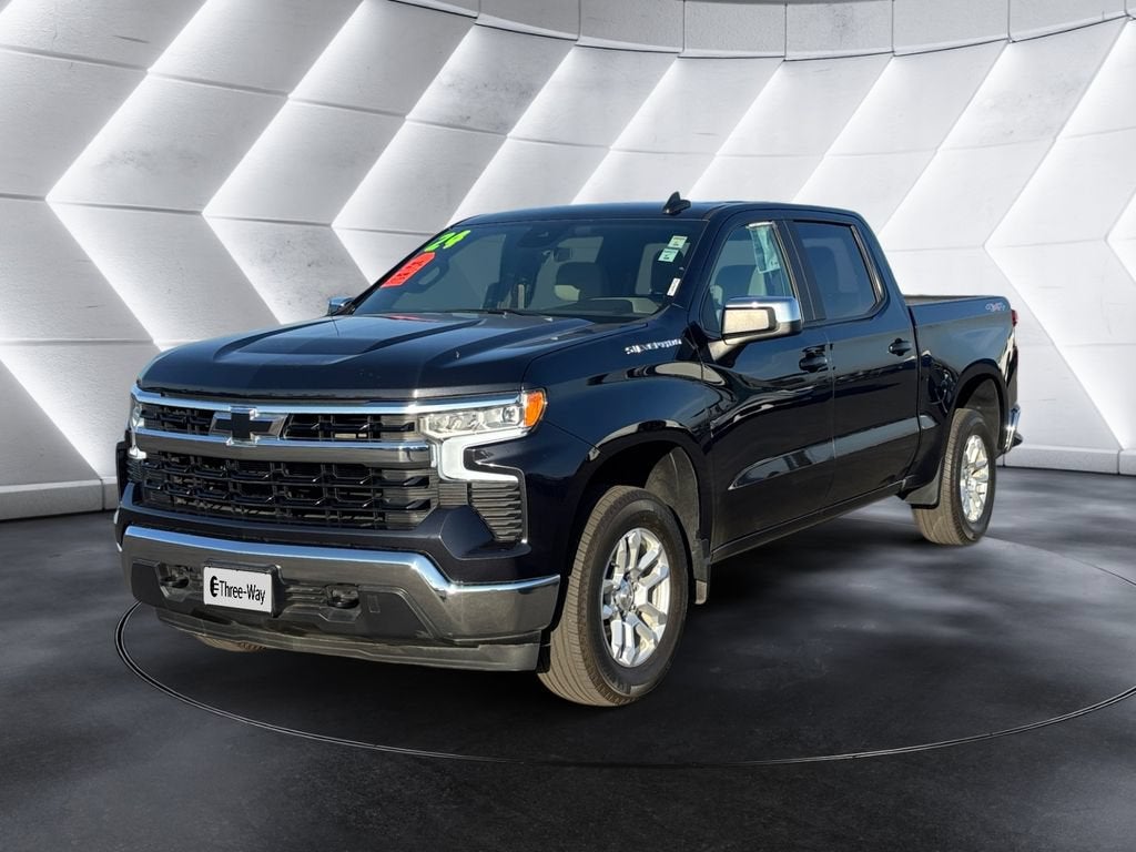 Dark Ash Metallic 2024 Chevrolet Silverado 1500 Pickup Truck Four-Wheel Drive Automatic