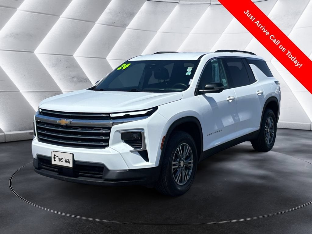 Summit White 2024 Chevrolet Traverse SUV / Crossover Front-Wheel Drive Automatic