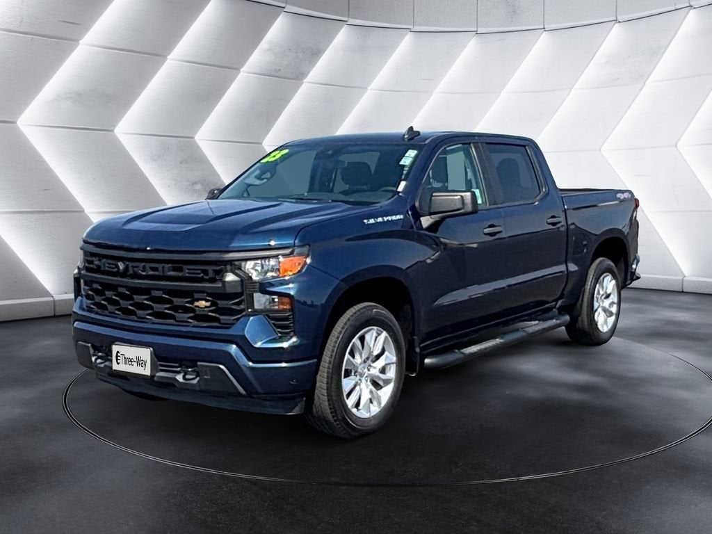 Northsky Blue Metallic 2023 Chevrolet Silverado 1500 Pickup Truck Four-Wheel Drive Automatic