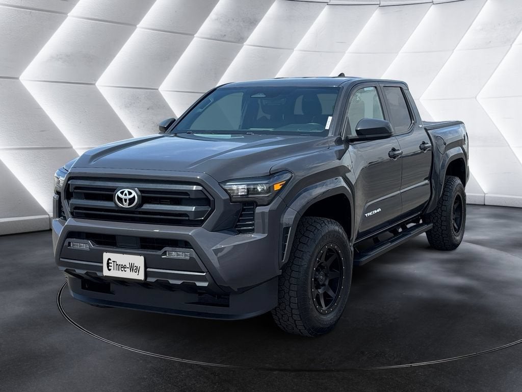 Black 2025 Toyota Tacoma Pickup Truck Four-Wheel Drive 