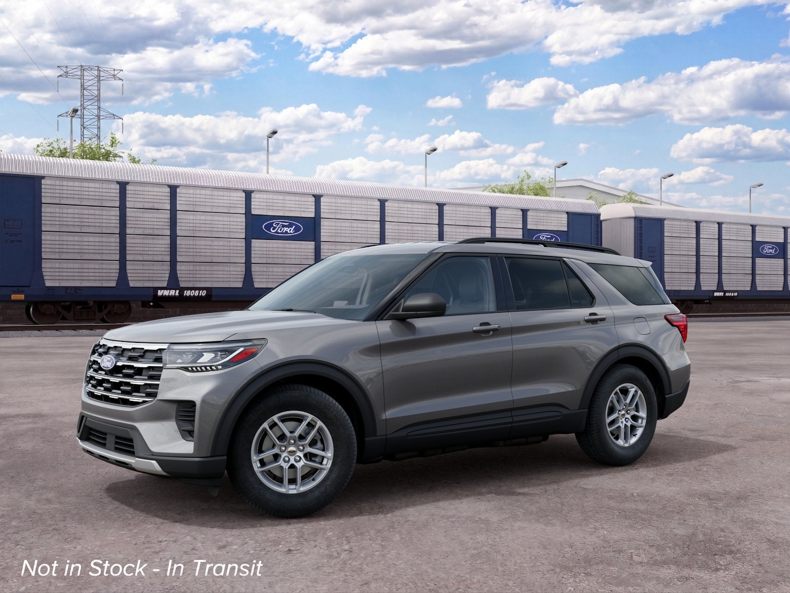 Carbonized Gray Metallic 2027 Ford Explorer SUV / Crossover All-Wheel Drive Automatic