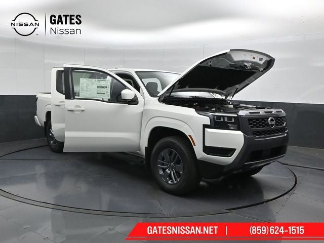 Glacier White 2026 Nissan Frontier Pickup Truck Four-Wheel Drive 9-Speed Automatic Overdrive