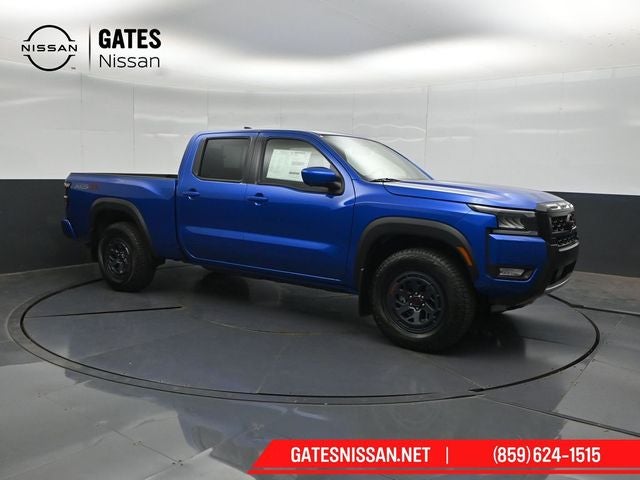 Bluestone Pearl 2026 Nissan Frontier Pickup Truck Four-Wheel Drive 9-Speed Automatic Overdrive