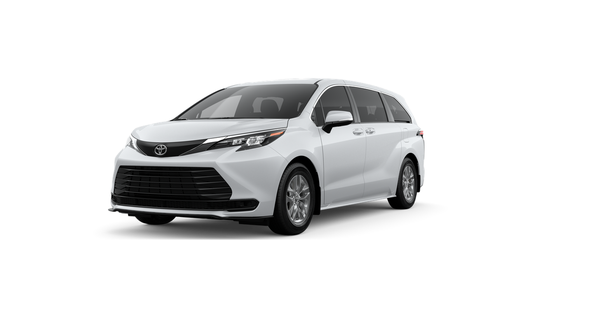 Ice Cap 2026 Toyota Sienna Minivan Front-Wheel Drive Continuously Variable Transmission