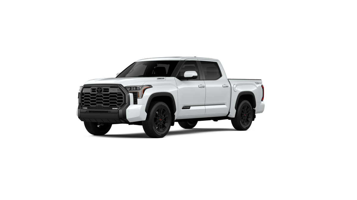 White (Wind Chill Pearl) 2026 Toyota Tundra Hybrid Pickup Truck Four-Wheel Drive Automatic