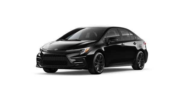 Midnight Black Metallic 2026 Toyota Corolla SE FWD Sedan Front-Wheel Drive Continuously Variable Transmission