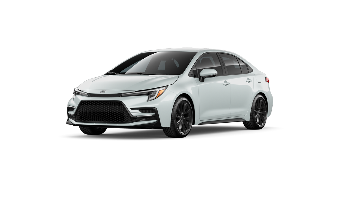 White (Wind Chill Pearl) 2026 Toyota Corolla Hybrid Sedan Front-Wheel Drive Continuously Variable Transmission