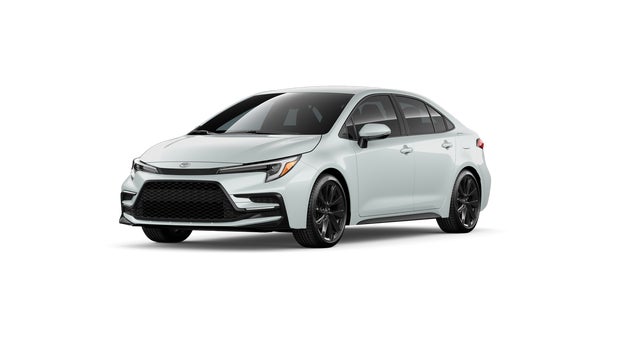 White (Wind Chill Pearl) 2026 Toyota Corolla Hybrid Sedan Front-Wheel Drive Continuously Variable Transmission