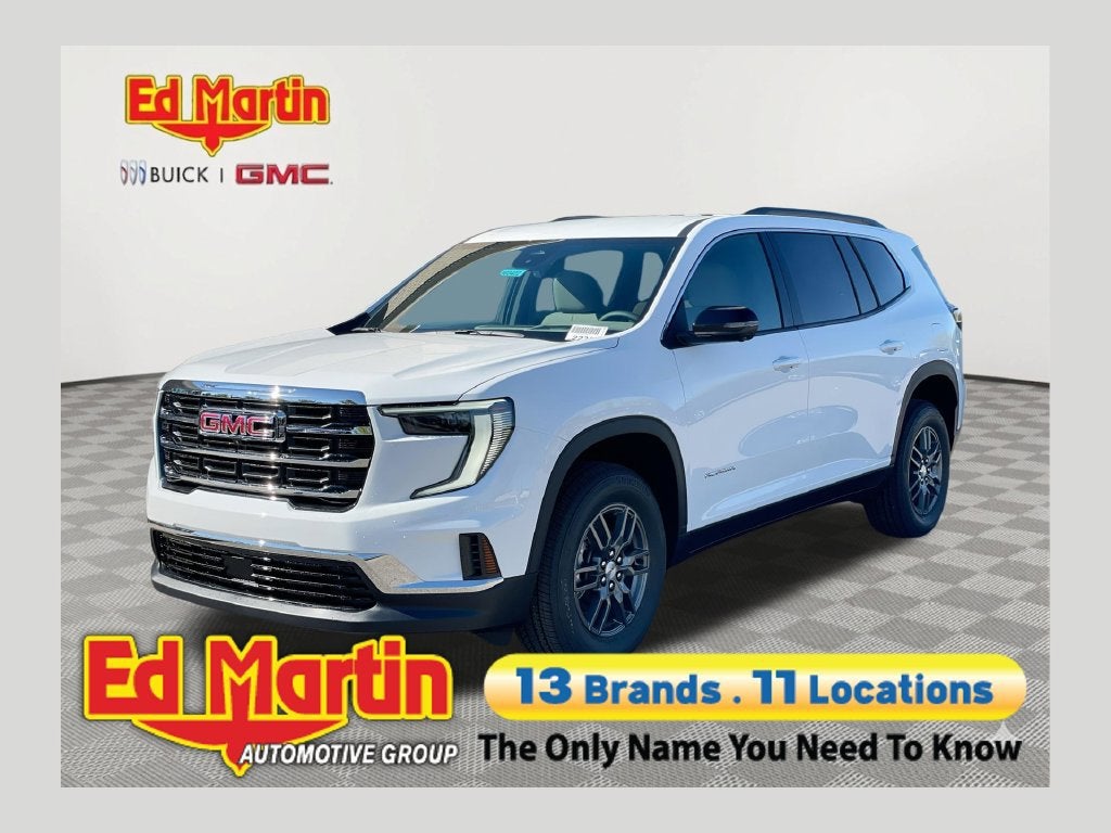 Summit White 2026 GMC Acadia SUV / Crossover Front-Wheel Drive Automatic