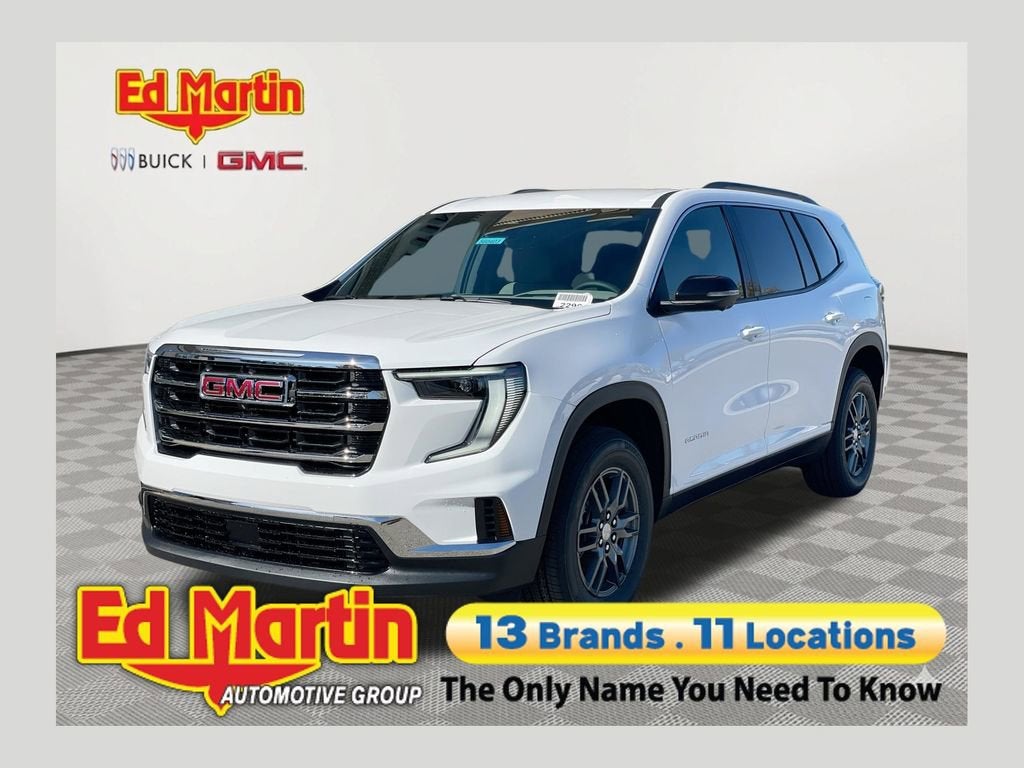 Summit White 2026 GMC Acadia SUV / Crossover Front-Wheel Drive Automatic