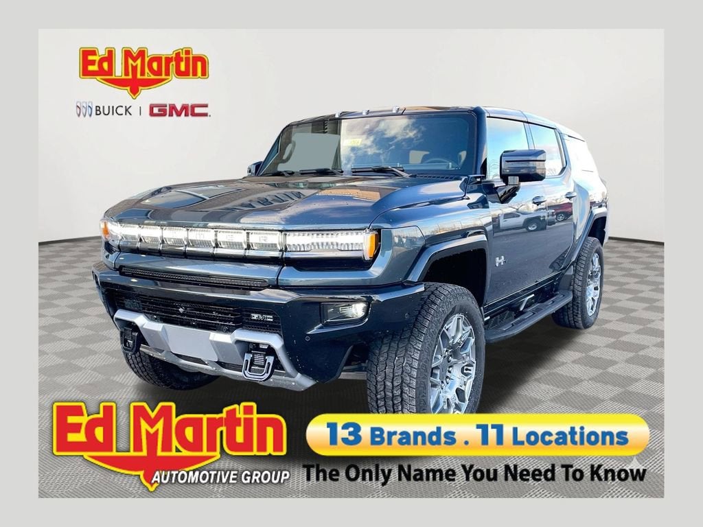 Gray (Graphite Blue Metallic) 2025 GMC Hummer EV SUV SUV / Crossover All-Wheel Drive Automatic