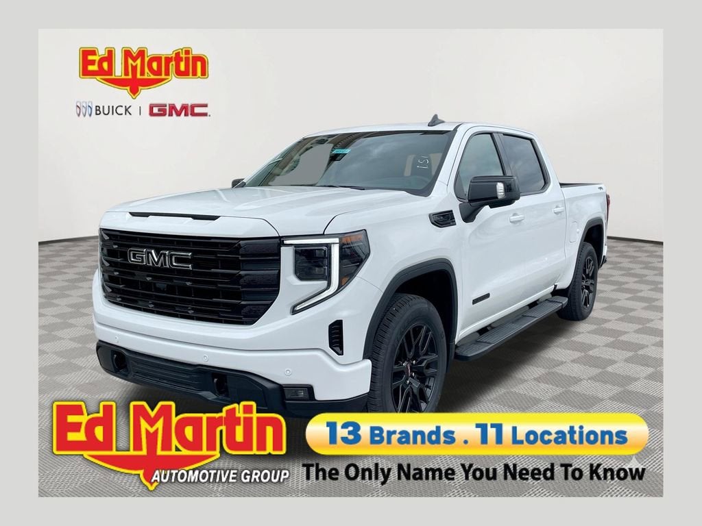 Summit White 2026 GMC Sierra 1500 Pickup Truck Four-Wheel Drive Automatic