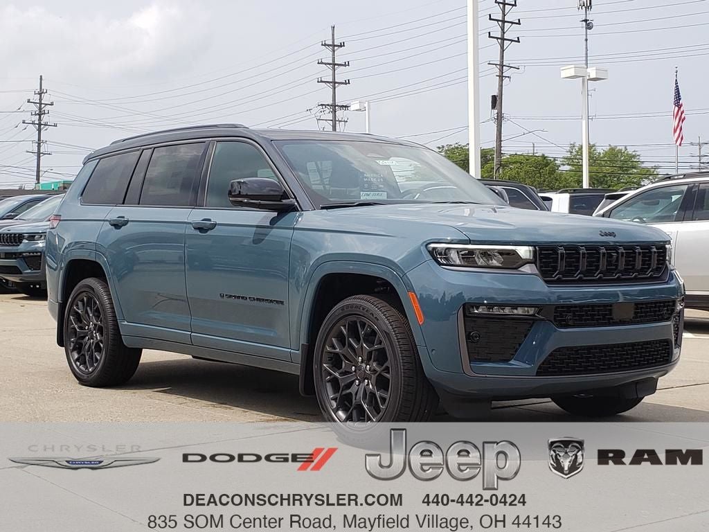 Gray (Steel Blue Exterior Paint) 2026 Jeep Grand Cherokee L SUV / Crossover Four-Wheel Drive 8-Speed Automatic