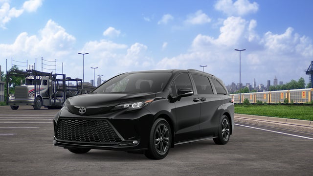 Midnight Black Metallic 2026 Toyota Sienna XSE 7-Passenger AWD Minivan All-Wheel Drive Continuously Variable Transmission