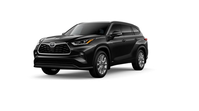 Midnight Black Metallic 2026 Toyota Highlander Hybrid Limited AWD SUV / Crossover All-Wheel Drive Continuously Variable Transmission