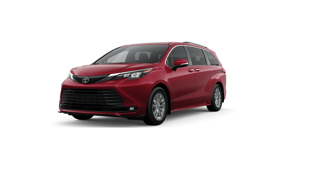 Red (Ruby Flare Pearl) 2026 Toyota Sienna Minivan All-Wheel Drive Continuously Variable Transmission