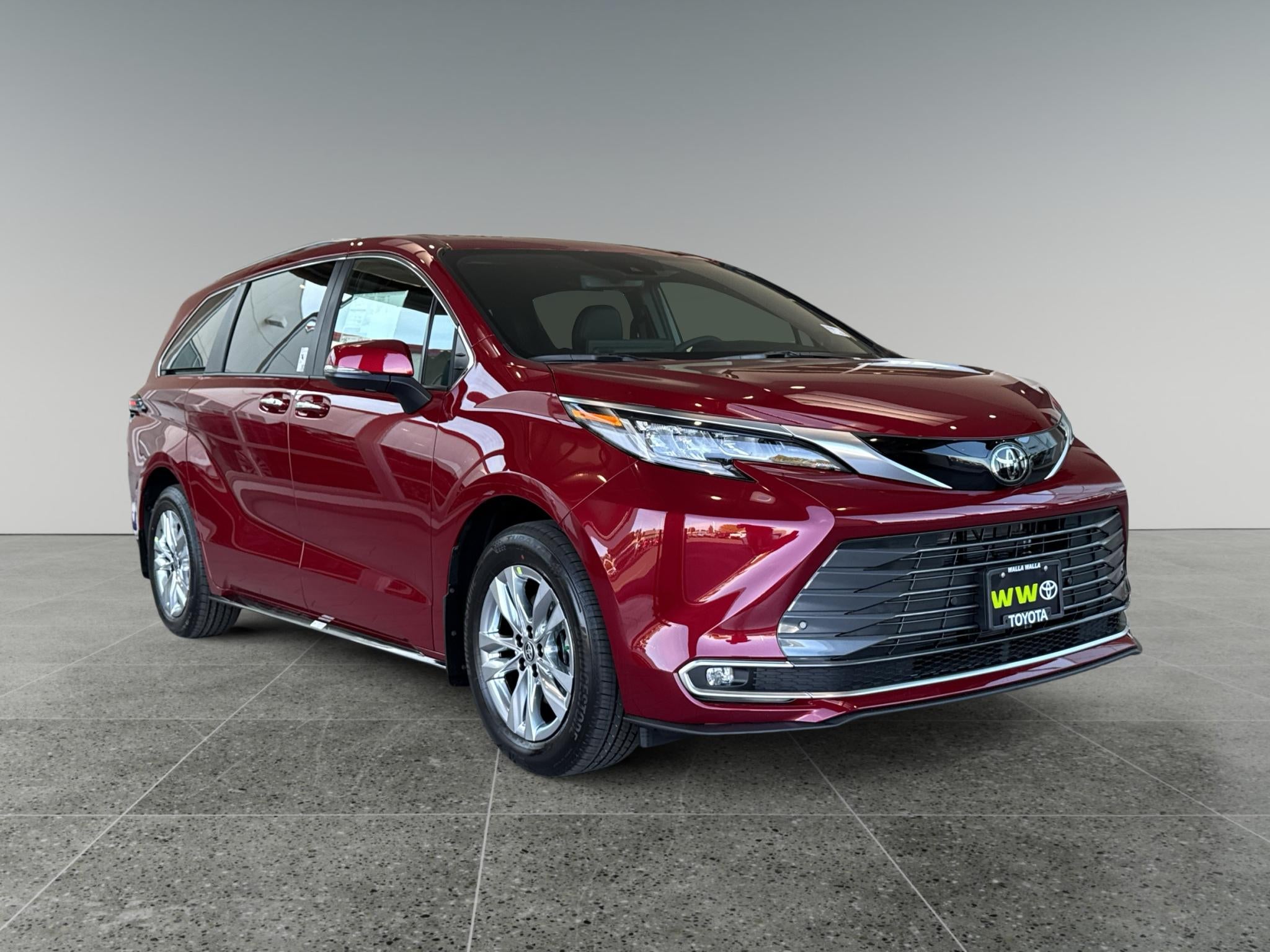 Red (Ruby Flare Pearl [Extra_Cost_Color]) 2026 Toyota Sienna Minivan All-Wheel Drive Continuously Variable Transmission