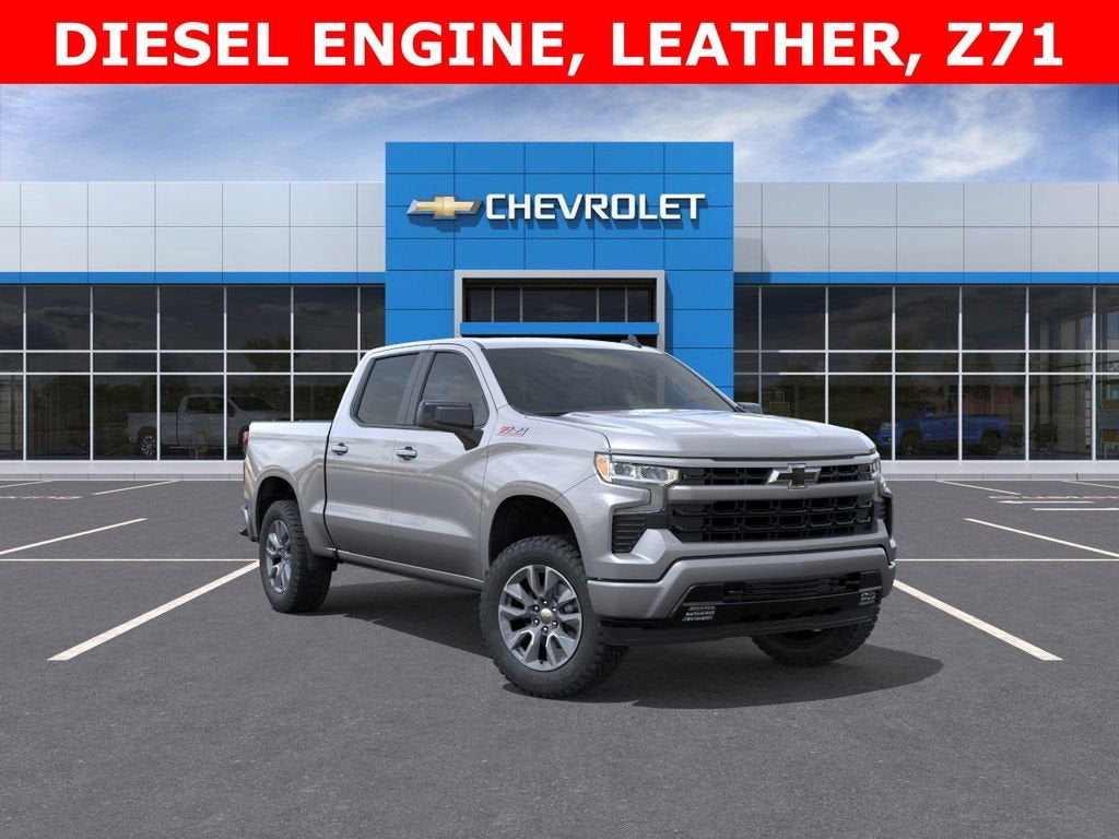 Sterling Gray Metallic 2026 Chevrolet Silverado 1500 Pickup Truck Four-Wheel Drive Automatic
