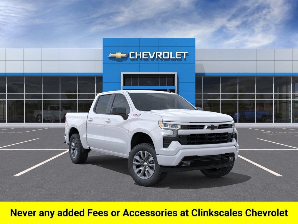 Summit White 2026 Chevrolet Silverado 1500 Pickup Truck Four-Wheel Drive Automatic