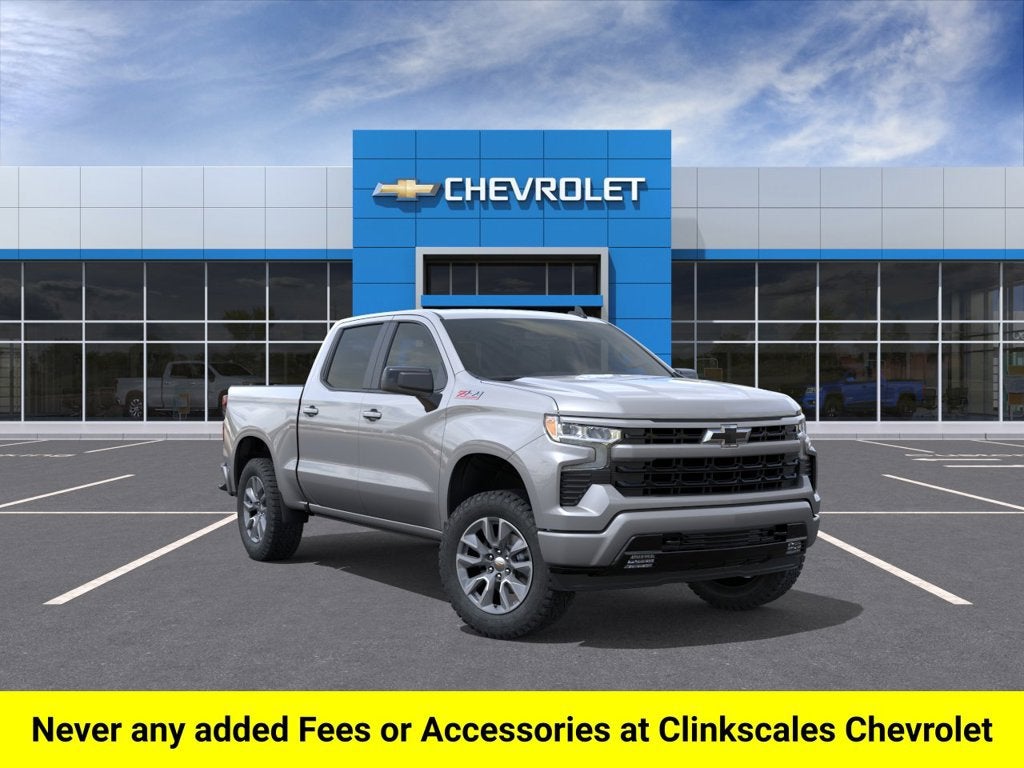 Sterling Gray Metallic 2026 Chevrolet Silverado 1500 Pickup Truck Four-Wheel Drive Automatic