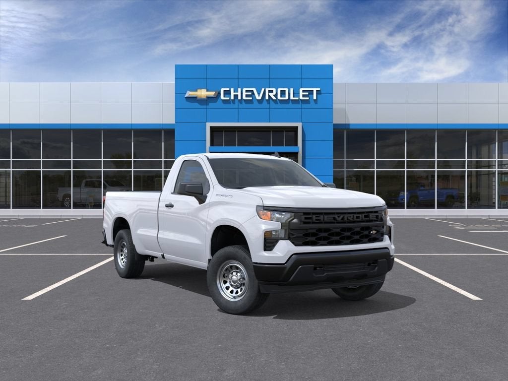 Summit White 2026 Chevrolet Silverado 1500 Pickup Truck 4X2 Automatic