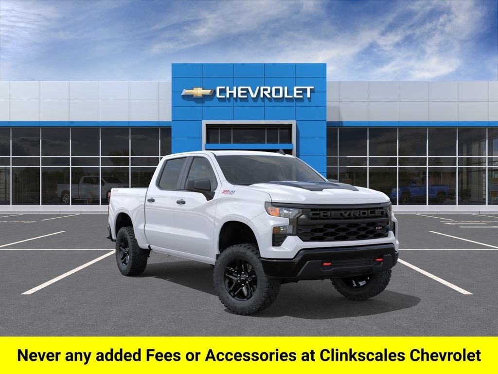 Summit White 2026 Chevrolet Silverado 1500 Pickup Truck Four-Wheel Drive Automatic