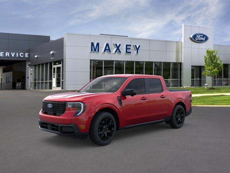 Ruby Red Metallic Tinted Clearcoat 2026 Ford Maverick Lariat SuperCrew AWD Pickup Truck All-Wheel Drive Continuously Variable Transmission