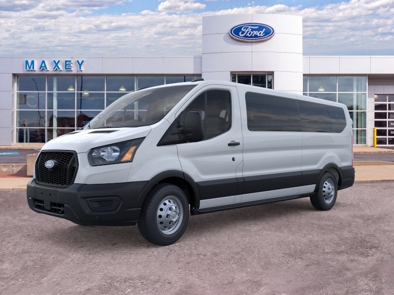 Oxford White 2026 Ford Transit Passenger Van All-Wheel Drive 