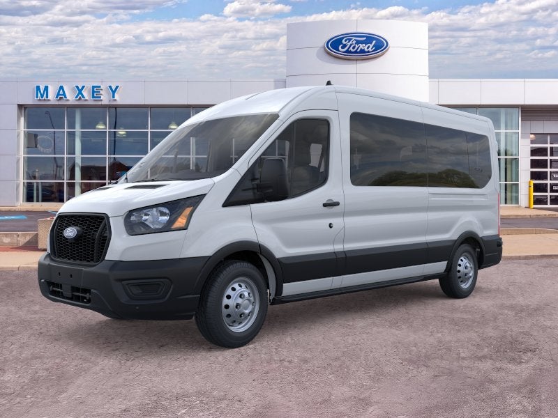 Oxford White 2026 Ford Transit Passenger Van All-Wheel Drive 