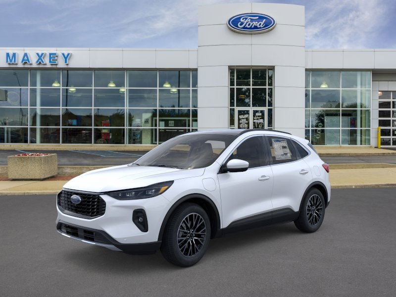 Star White Metallic Tri-Coat 2025 Ford Escape Hybrid Plug-in SUV / Crossover Front-Wheel Drive Continuously Variable Transmission