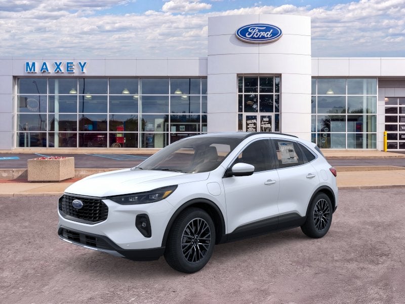 Star White Metallic Tri-Coat 2025 Ford Escape Hybrid Plug-in SUV / Crossover Front-Wheel Drive Continuously Variable Transmission