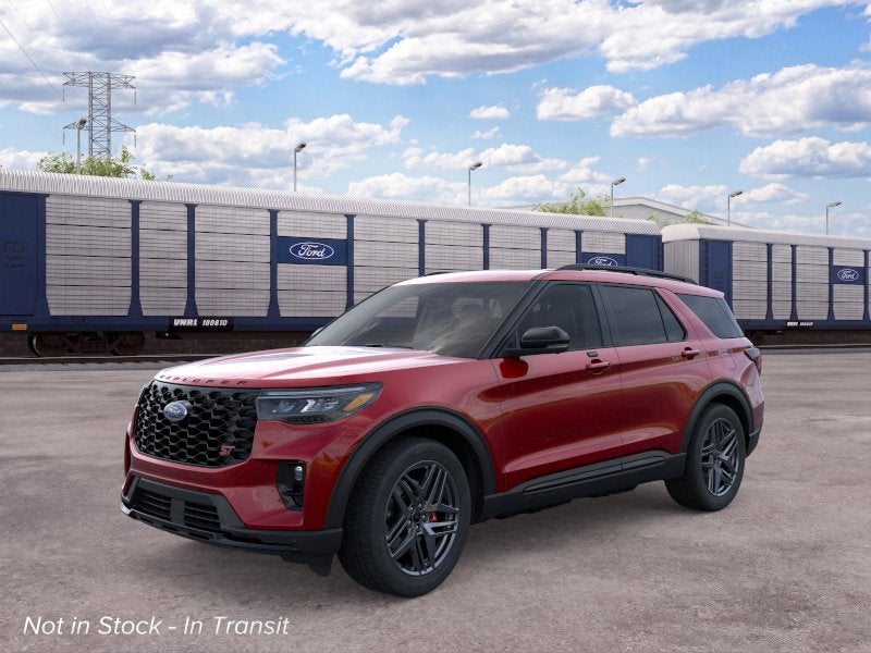 Rapid Red Metallic Tinted Clearcoat 2026 Ford Explorer SUV / Crossover All-Wheel Drive Automatic