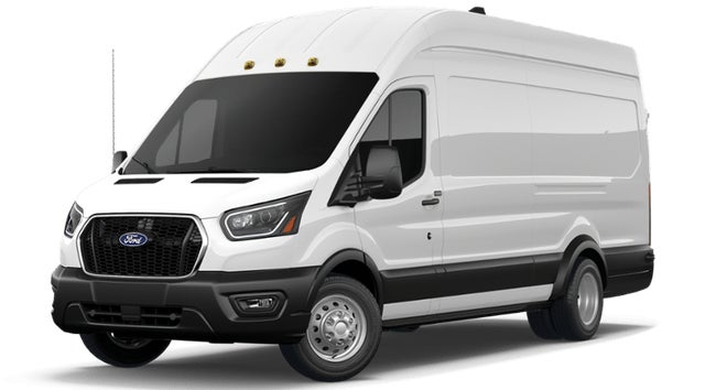 Oxford White 2026 Ford Transit Cargo 350 HD High 11000 GVWR Roof Extended LB DRW AWD Van All-Wheel Drive