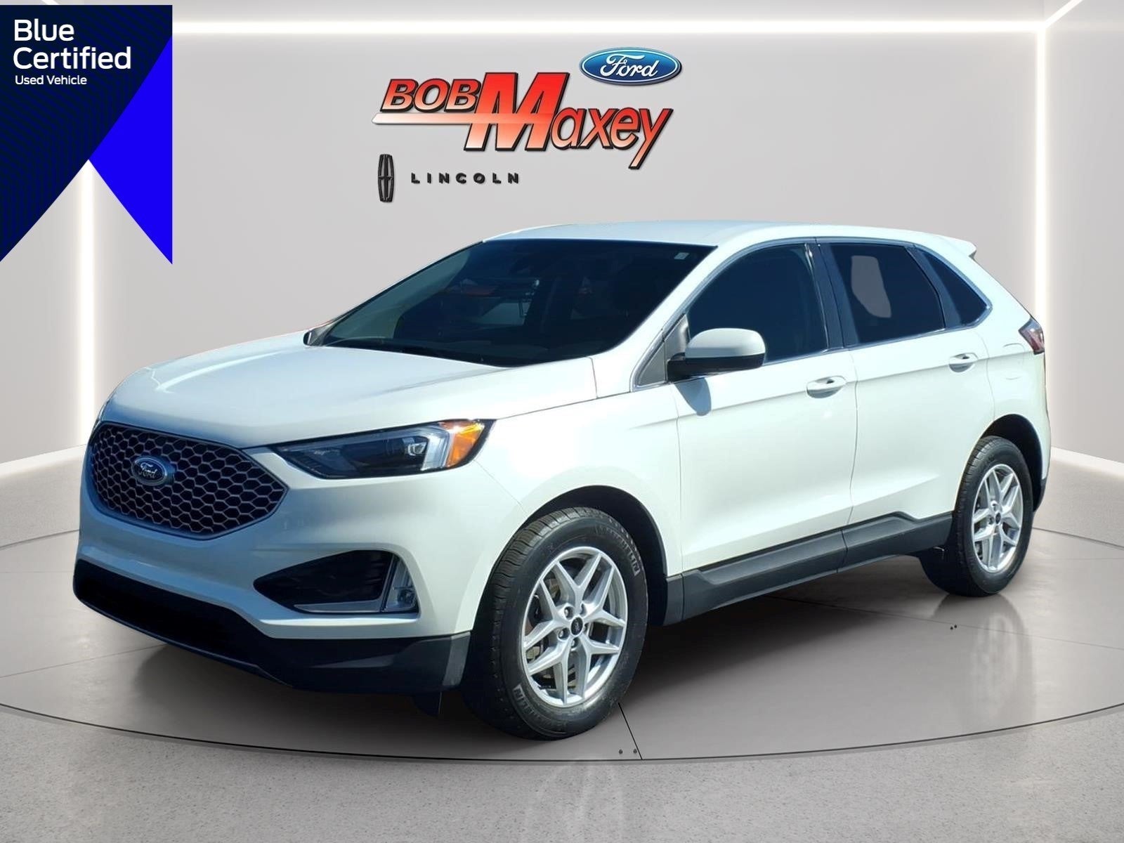 Star White Metallic Tri-Coat 2023 Ford Edge SUV / Crossover All-Wheel Drive 8-Speed Automatic