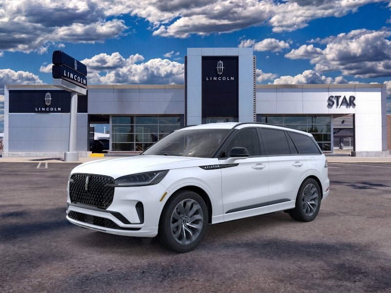 Pristine White Metallic Tri-Coat 2026 Lincoln Aviator SUV / Crossover All-Wheel Drive Automatic