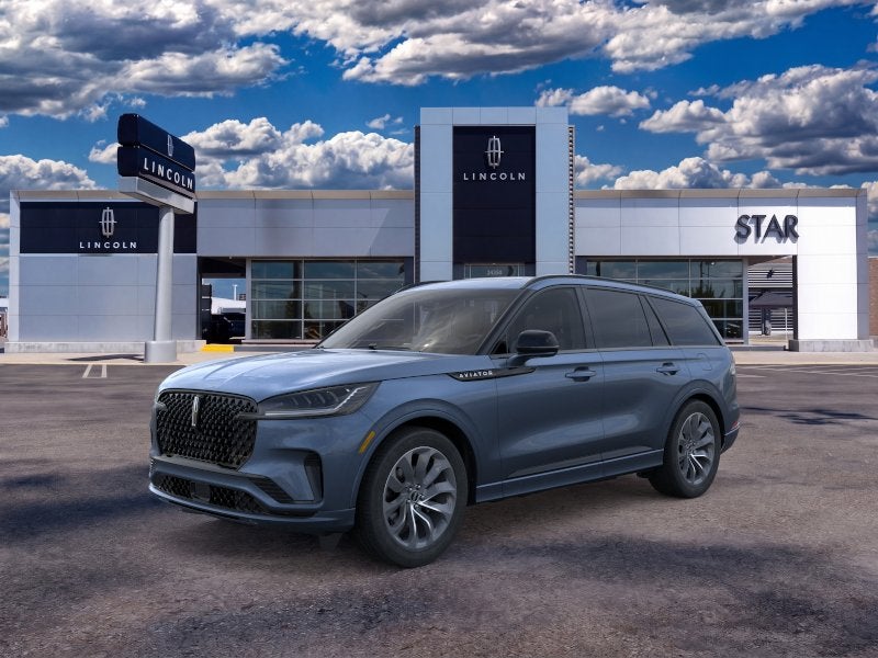 Whisper Blue Metallic Clearcoat 2026 Lincoln Aviator SUV / Crossover All-Wheel Drive Automatic