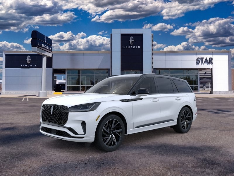 Pristine White Metallic Tri-Coat 2025 Lincoln Aviator SUV / Crossover All-Wheel Drive Automatic