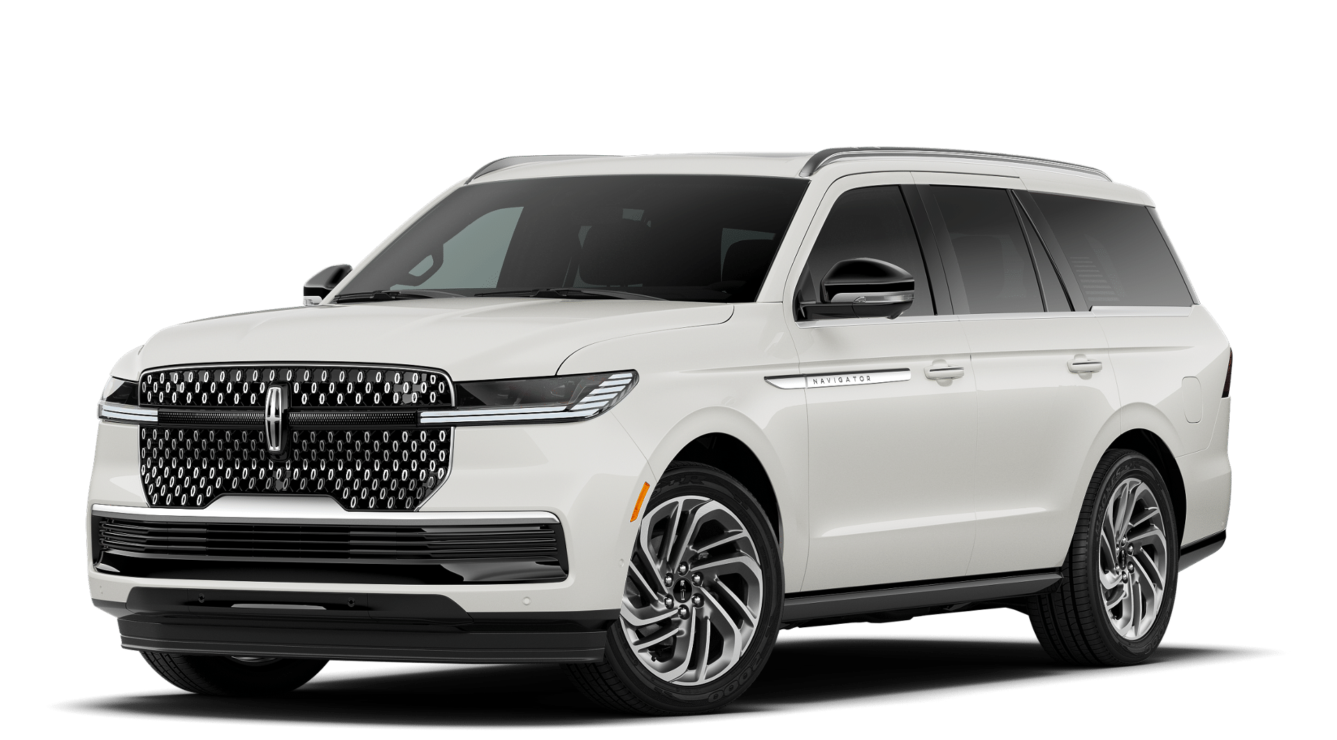 Pristine White Metallic Tri-Coat 2026 Lincoln Navigator SUV / Crossover Four-Wheel Drive Automatic