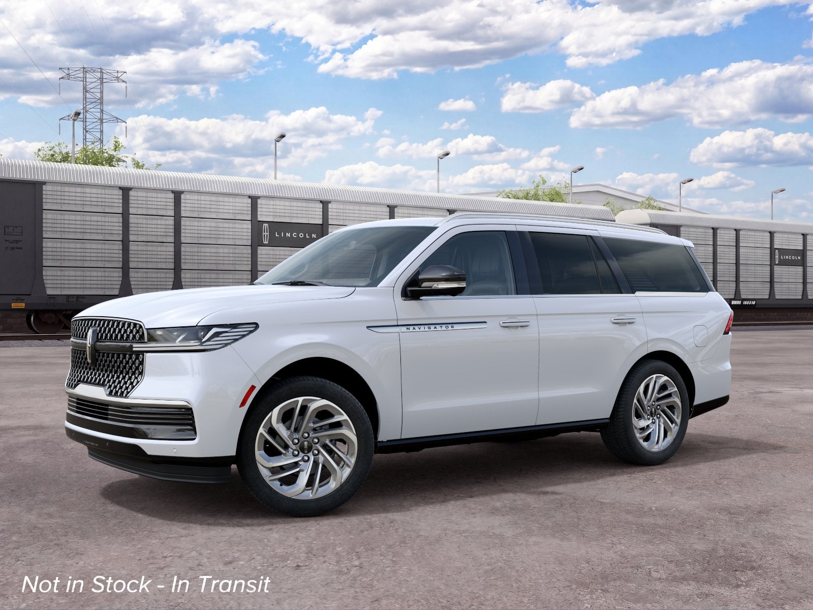 Pristine White Metallic Tri-Coat 2027 Lincoln Navigator SUV / Crossover Four-Wheel Drive Automatic
