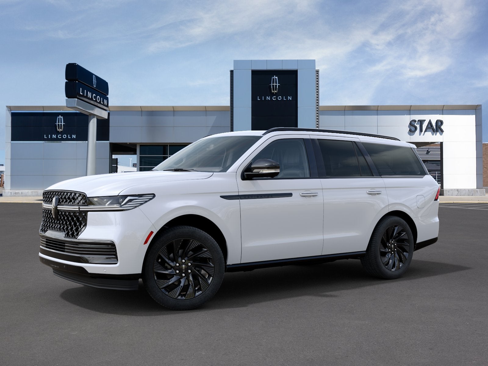 Pristine White Metallic Tri-Coat 2027 Lincoln Navigator SUV / Crossover Four-Wheel Drive Automatic