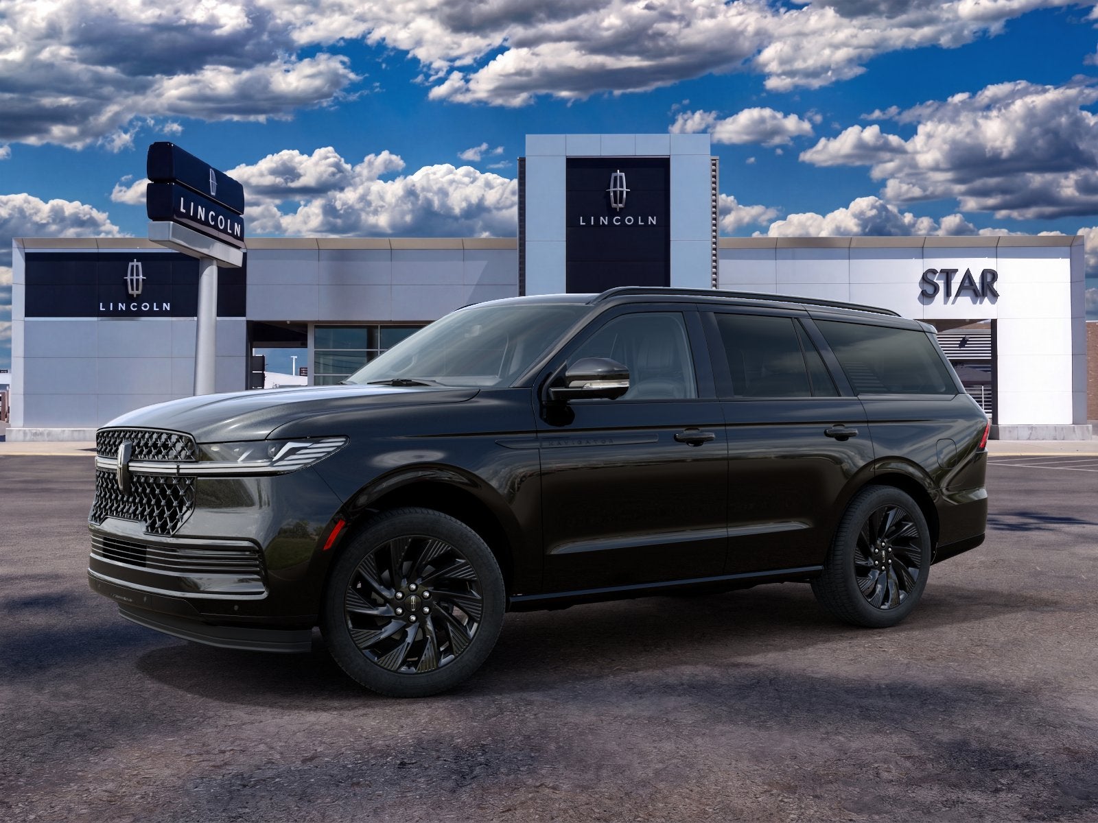 Infinite Black Metallic Clearcoat 2027 Lincoln Navigator SUV / Crossover Four-Wheel Drive Automatic