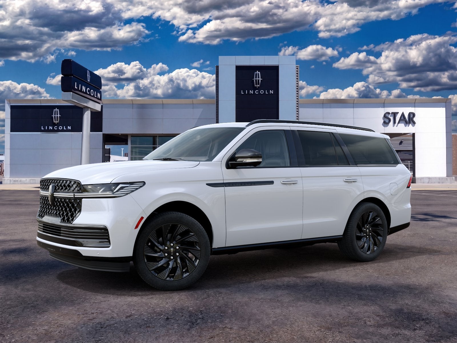 Pristine White Metallic Tri-Coat 2027 Lincoln Navigator SUV / Crossover Four-Wheel Drive Automatic