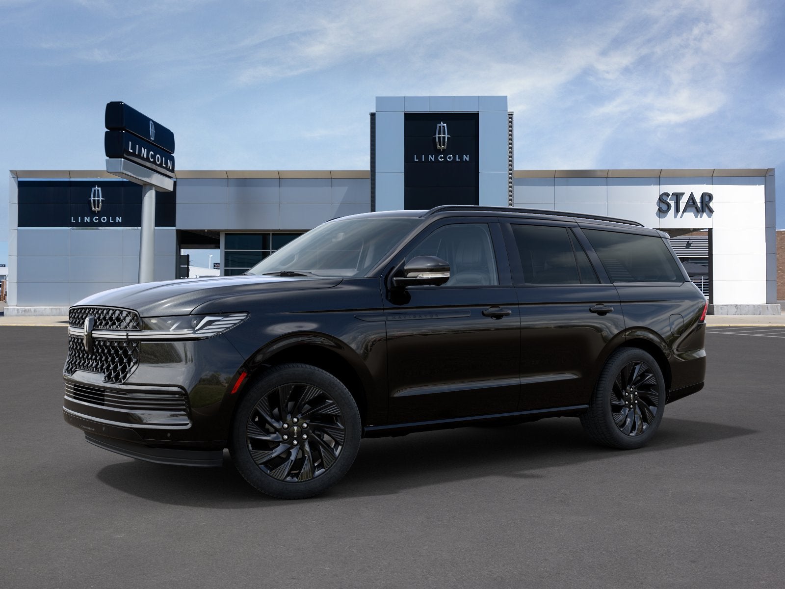 Infinite Black Metallic Clearcoat 2027 Lincoln Navigator SUV / Crossover Four-Wheel Drive Automatic