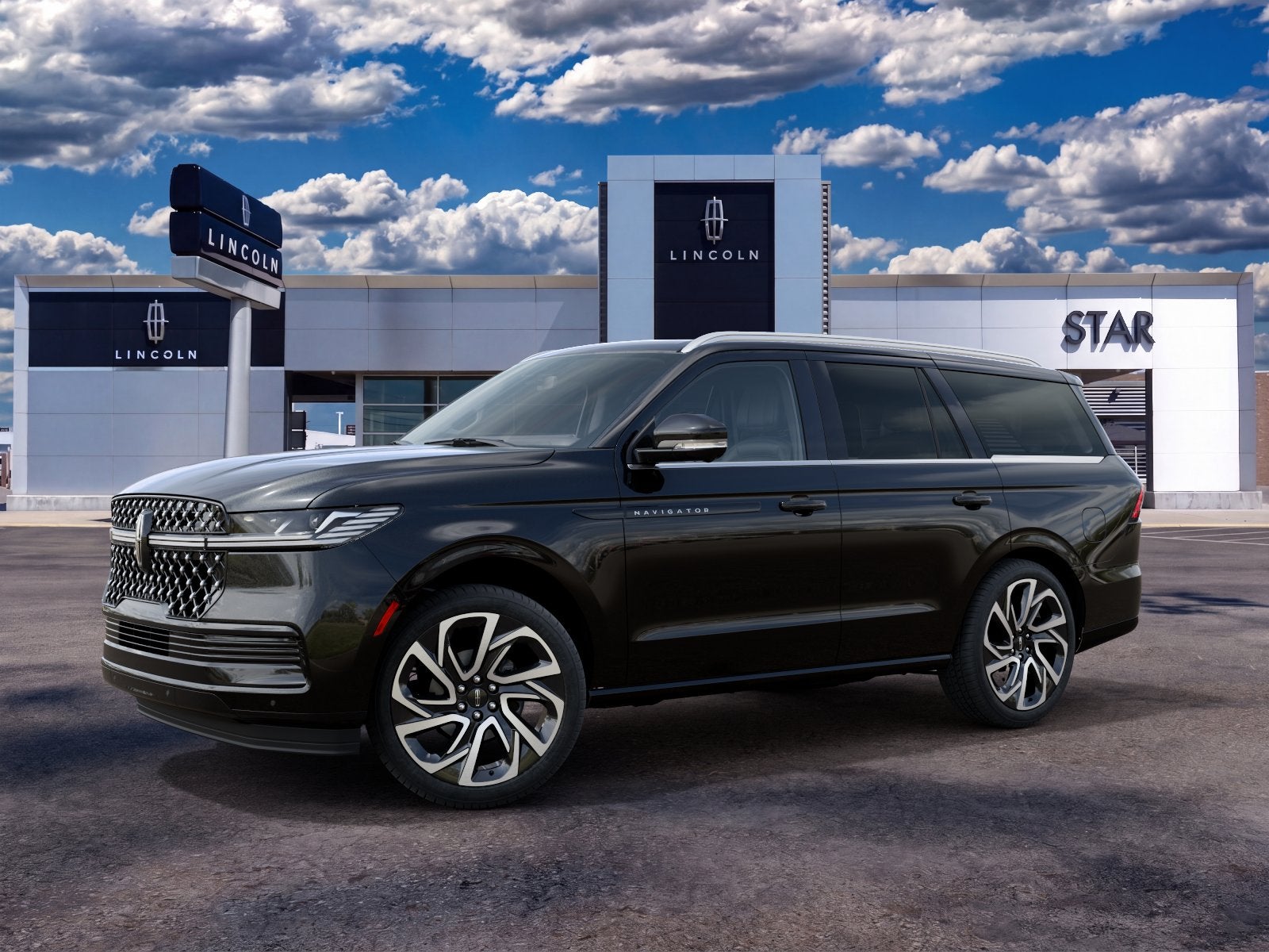 Infinite Black Metallic Clearcoat 2027 Lincoln Navigator SUV / Crossover Four-Wheel Drive Automatic